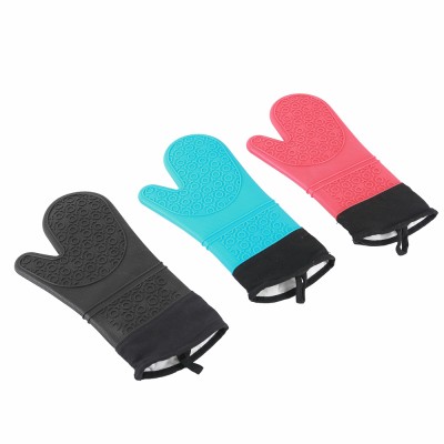 Amazon Hot selling Silicone gloves Oven Mitt Extra Long Gloves with FDA Certification