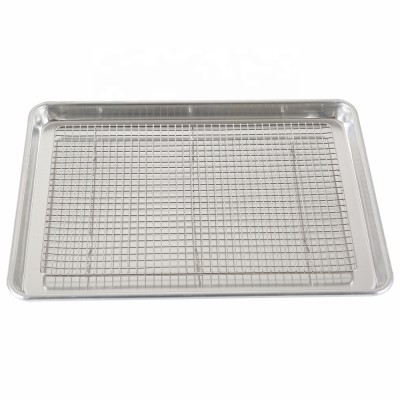 BPA Free JCCR-1318 13"x18"x1" roasting metal sheet pan with cooling rack