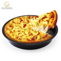 3.6CM Height 9 Inch Carbon Steel Non-Stick Heat-Resistant Pizza Pan